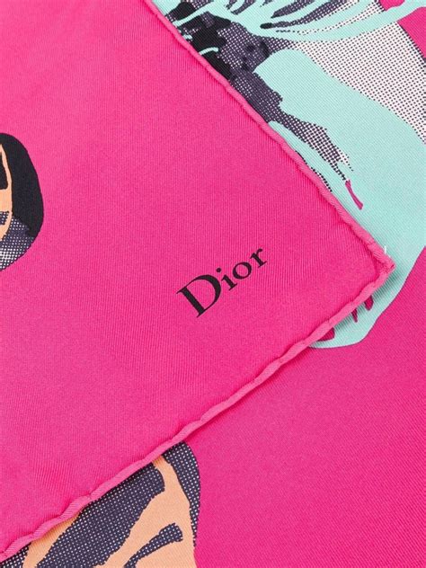 pink designer scarf dior|dior silk scarves for women.